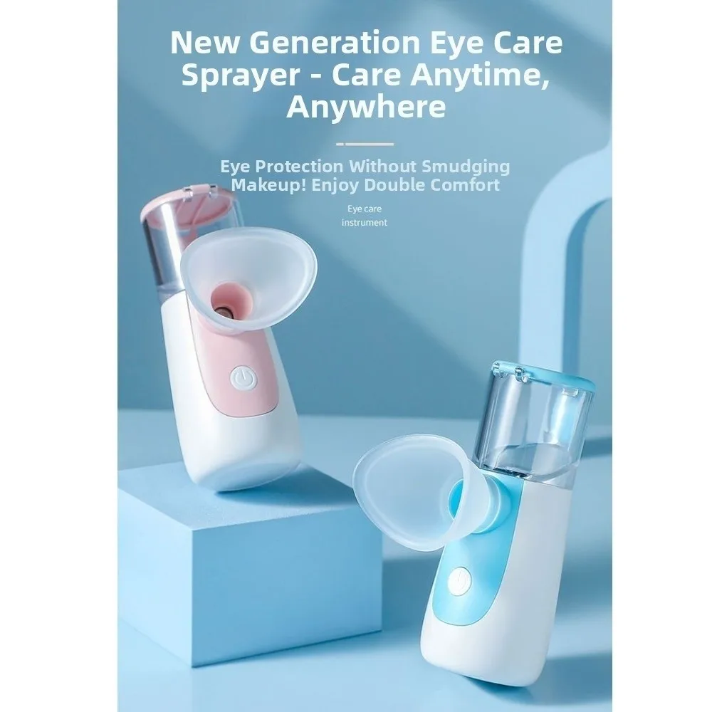 Rechargeable Mini Cool Mist Humidifier Long-Lasting Compact Personal Aromatherapy Diffuser Humidifier Skin Care Nano Spray