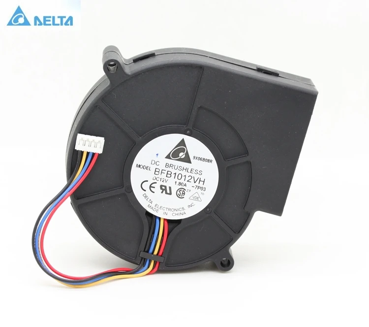 สําหรับ Delta BFB1012VH 9733 Turbo Centrifugal Fan Blower 12V 1.80A ความเร็วสูงพร้อม Variable Speed Controller สําหรับ DIY Cooling