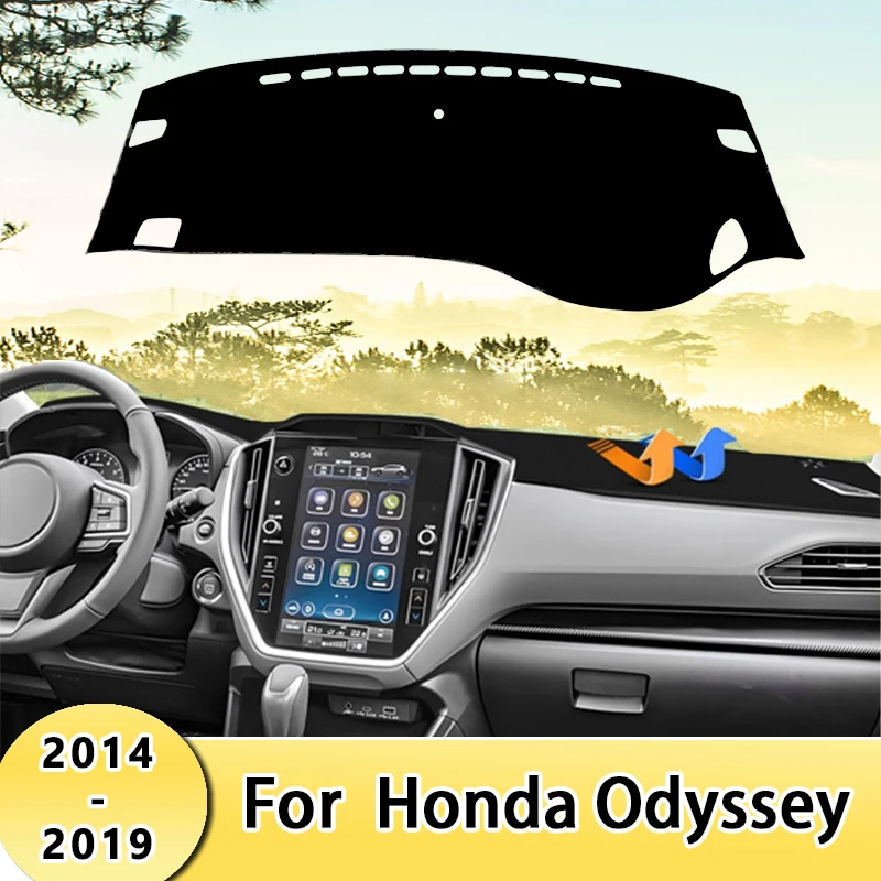 

Car Dashboard Cover Sun Shade Mats Avoid Light Pads Instrument Panel Protective Carpets For Honda Odyssey 2014-2019 2015 2016