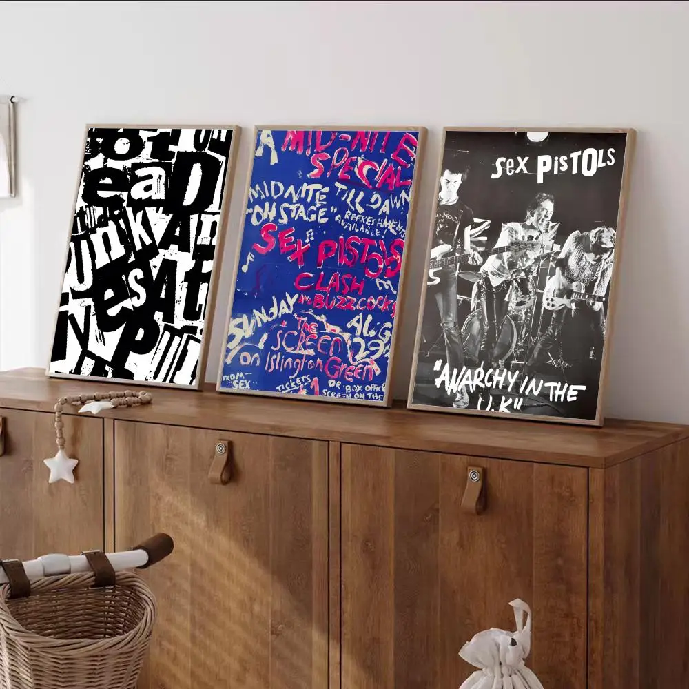 O-One Of The Influential Punk Band Poster Art print wall decor ideal for living room, bedroom, bar, parlor, and home gifting