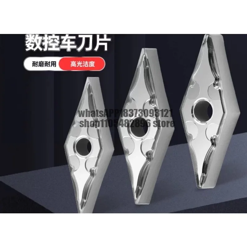 Numerical control copper-aluminum car blade double-sided 35-degree rhombus outer cutter head