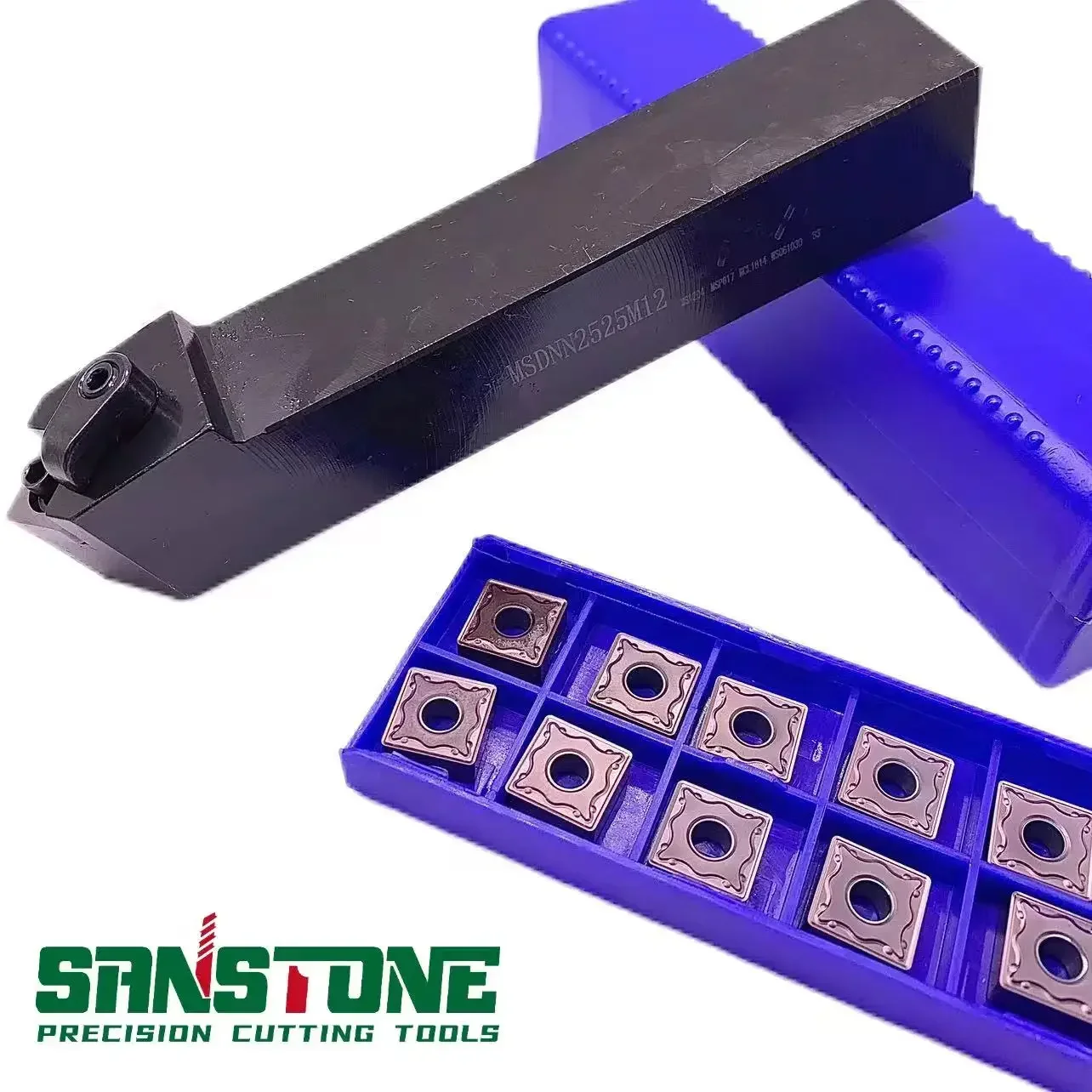 MSDNN2525M12 for SNMG120404 SNMG120408 SNMG120412 SNMG120416 Carbide Inserts External Turning Lathe Tool Set Stainless Steel