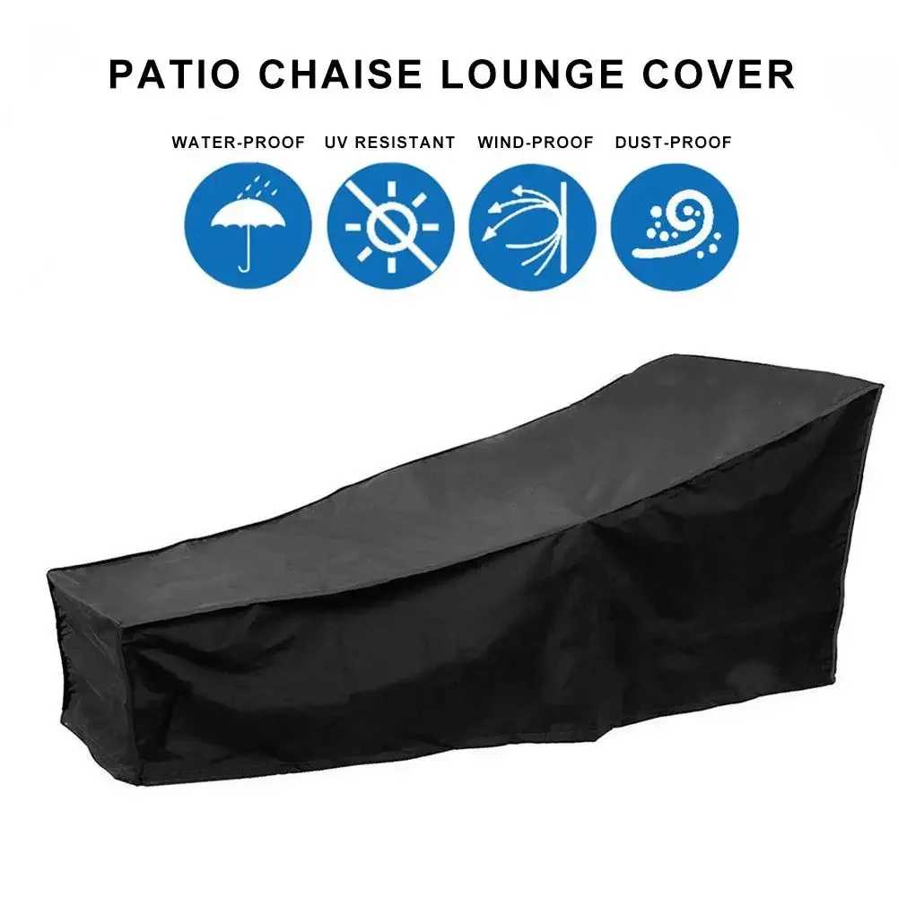 

Lounge Chair Cover, Easy On/Off Sunlounger Cover, Waterproof & UV Resistant for Outdoor Chaise