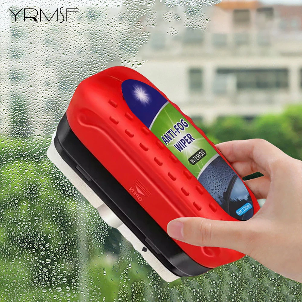 Car Wash Windshield Defogging Agent Glass Cleaner Fog Mirror Anti Fog Detailing Tool Car Oil Film Cleaning Brush Car Accessories