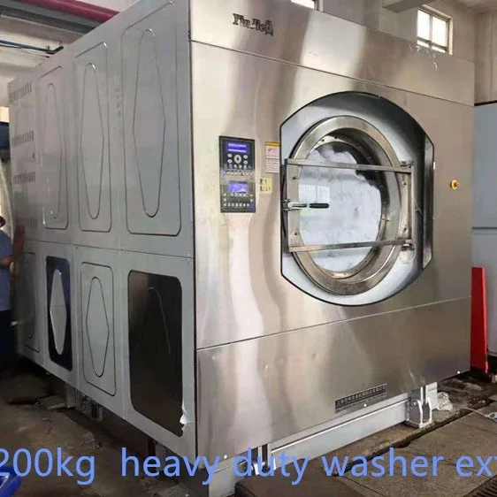 Jieshen 200Kg laundry machine industrial washing fully automatic soft mount Stainless Steel Industrial Laundry Washing Machine