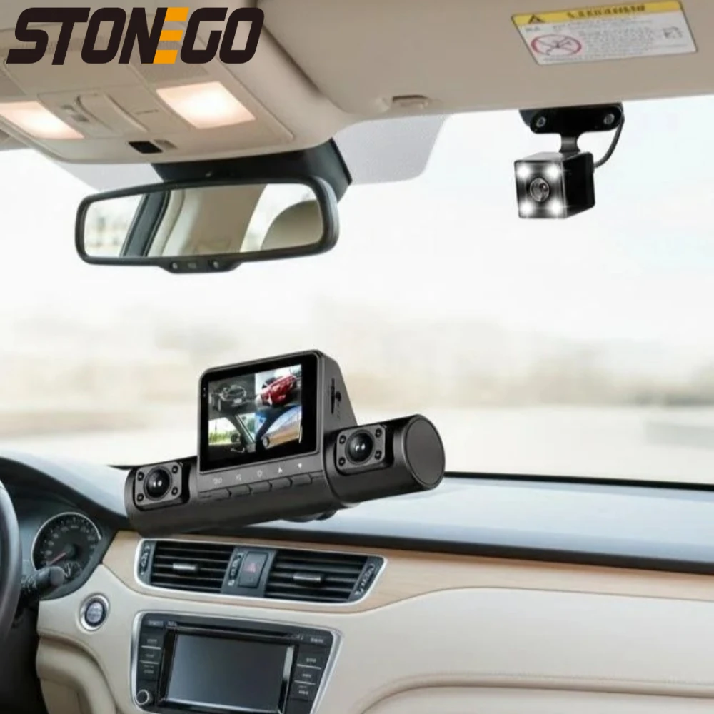 

Видеорегистратор 1080P Full HD с 4 объективами, широкоугольный, с циклической записью, кнопочным управлением, IPS-экраном для автомобилей, автомобильная электроника