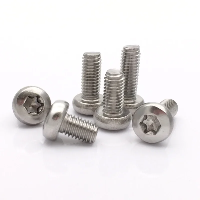 Best1 30pcs M2 Stainless steel Torx round head screw T&TX plum furniture decoration screws bolts 3mm-20mm length