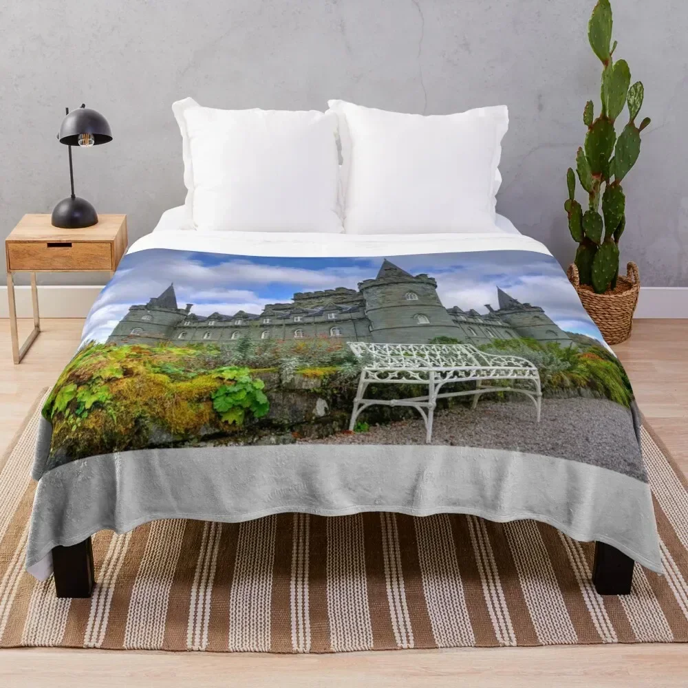 

Inveraray Castle, Argyll, Scotland Throw Blanket Soft Bedroom Blanket for Night Sleeping