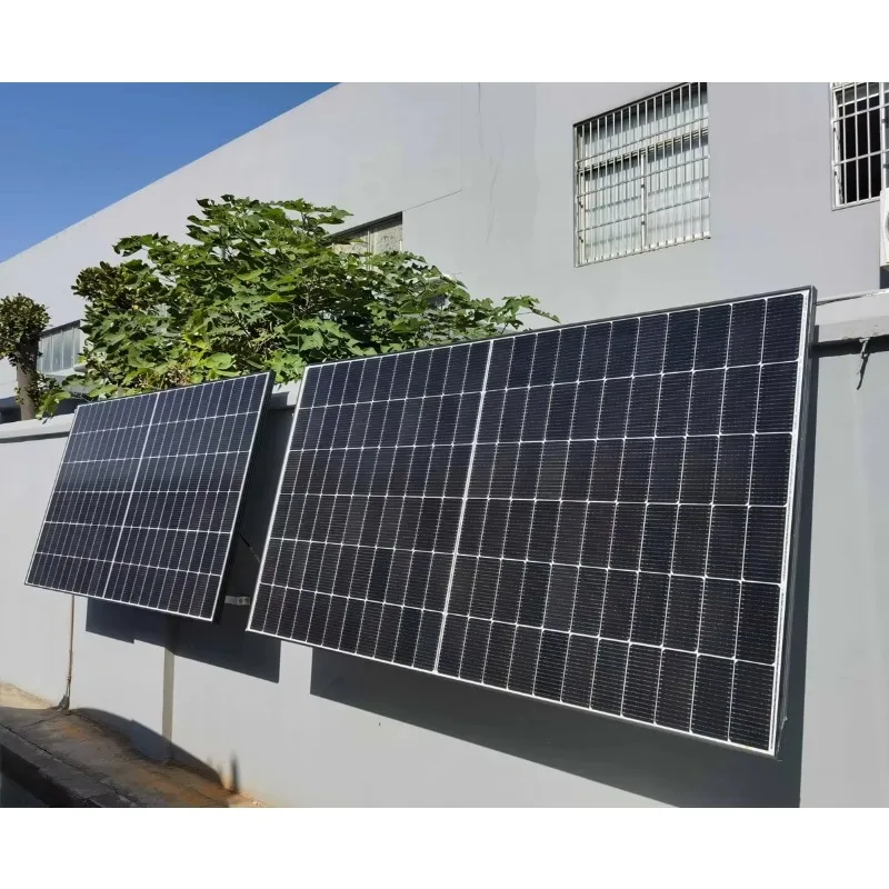 Commercial PERC N-Type Photovoltaic Cells 590W 600W Mono-crystal Half Cell Solar Panels 182mm 156 Cells Hign Efficiency Stable