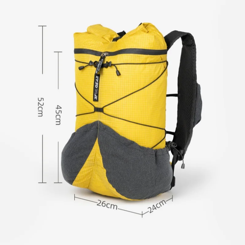 3F UL GEAR Koala Outdoor UHMWPE Backpack Ultralight Camping 20+5L Backpack IXPE Soft Back Unisex Traveling Hiking Mountaineering view 5