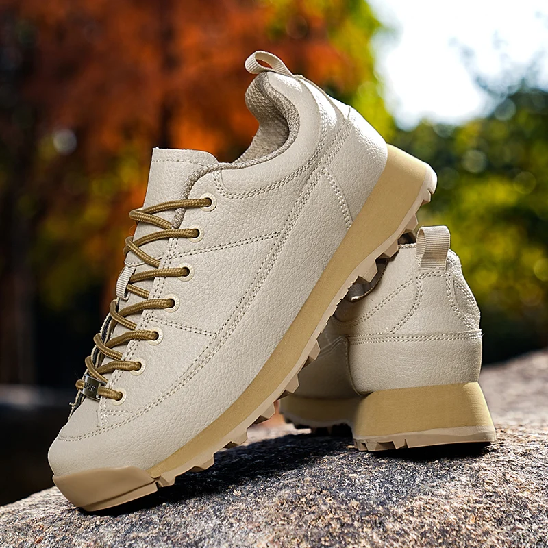 

Fashion Men's Hiking Shoes Outdoor Sneaker Comfortable Sports Shoes Anti-Skid Wear-Resistant Climbing Trekking Sneakers Men