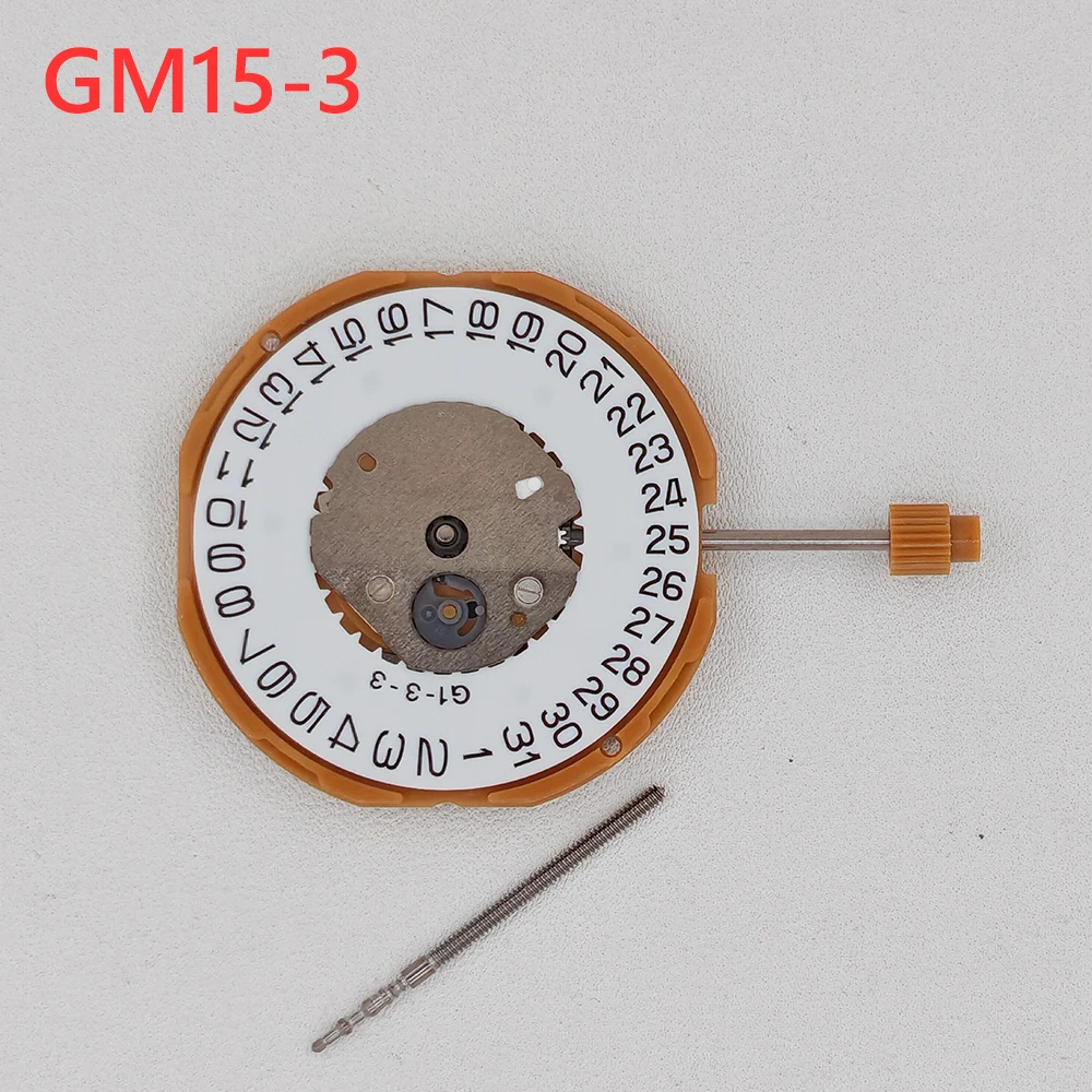 SUPER GM15 MIYOTA Quartz Watch Movement 3H Date Modification Import Movement GM15-3 with Battery/Stem Parts