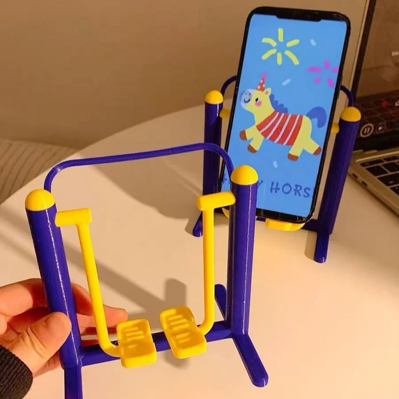 Mobile Phone Holder 3d Printing Fitness Equipment Model Mobile Phone Holder Universal Desktop Mobile Phone Decoration Holder