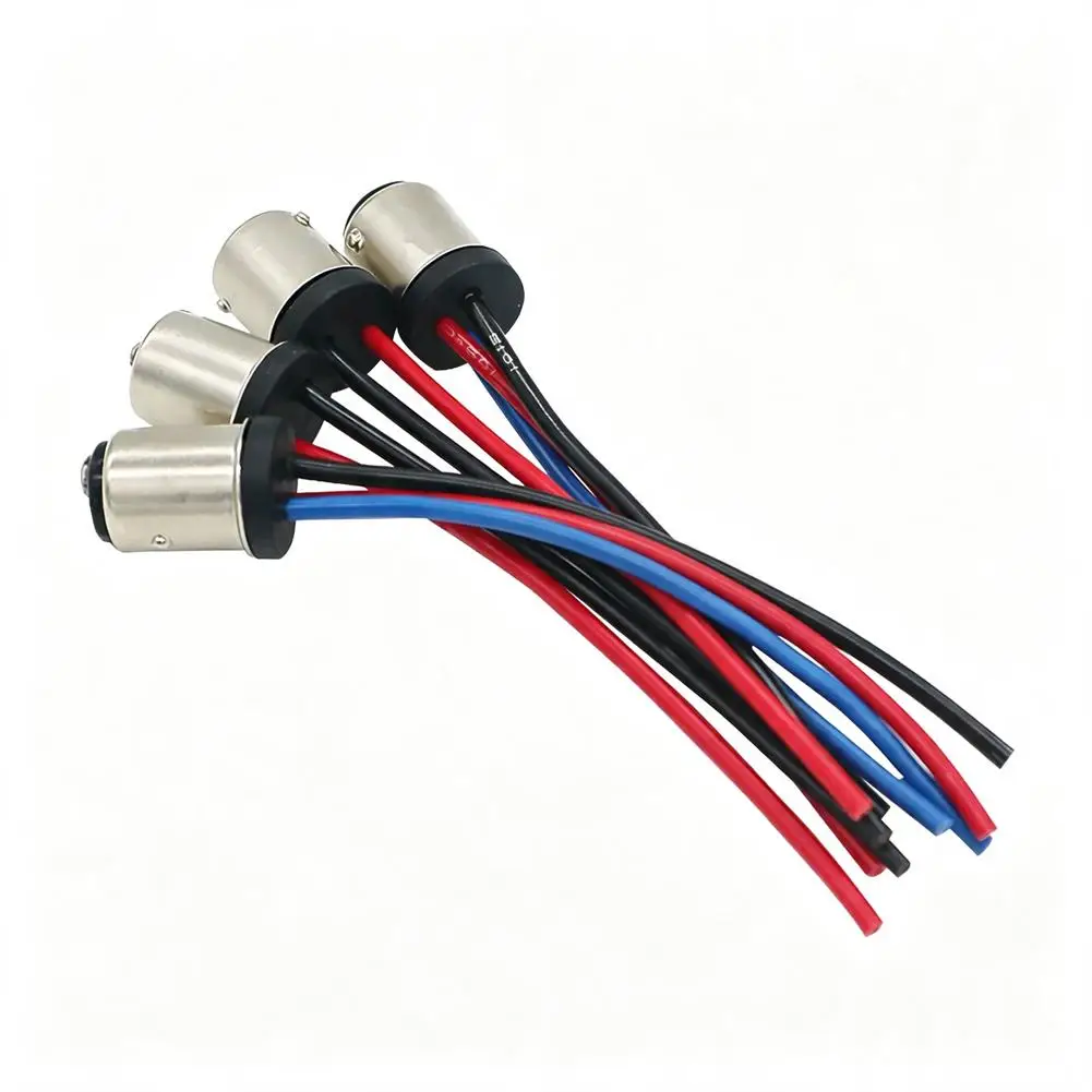 Bulb Male Socket Plug 1156 BA15S 1157 BAY15D Base Led Adapter Conector Extended Wire Use For Car Reversing Lamp Wholesales