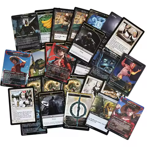 63x88 Mm Standard Size Custom Proxies Cards for Board Game Magical/FAB/Lorcana/OnPiece Black Lotus Non Foil EDH Commander Deck