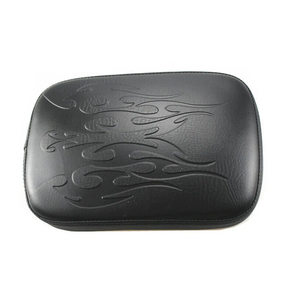 Motorcycle Rear Passenger Cushion 8 Suction Cups Pillion Pad Seat Chopper Cafe Racer Old School Bobber Touring Dirt bike