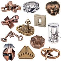 Alloy Metal 3D Adult Intelligence Lockpicking Toys Labyrinth Lockpicking Toys Puzzle Solving Toys