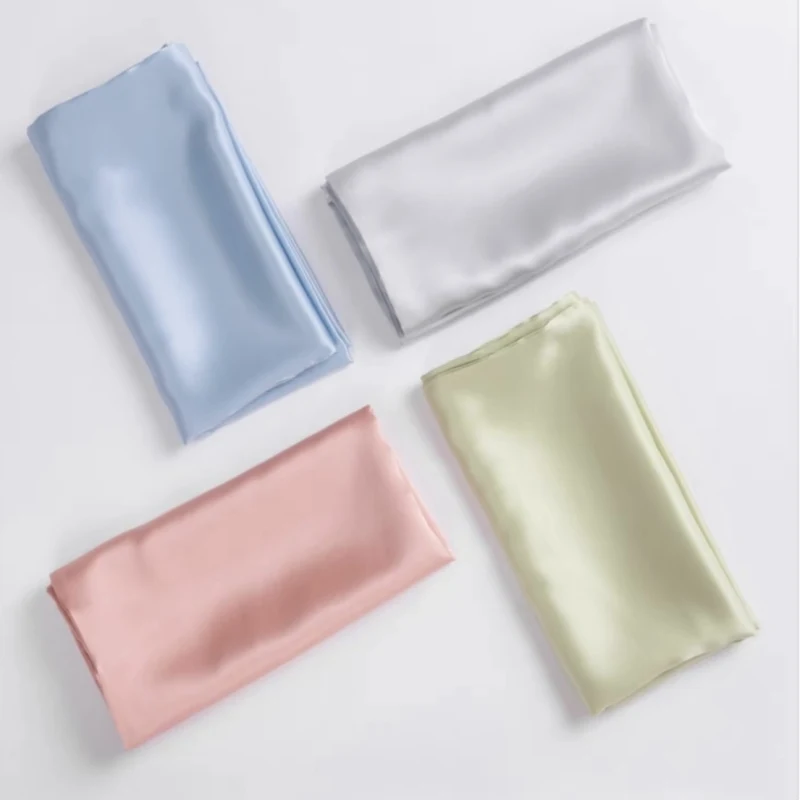 

30MM Oxford Pillowcase 1pc 100% Mulberry Silk Pillow Case Both Sides Solid Colors Pillow Cover