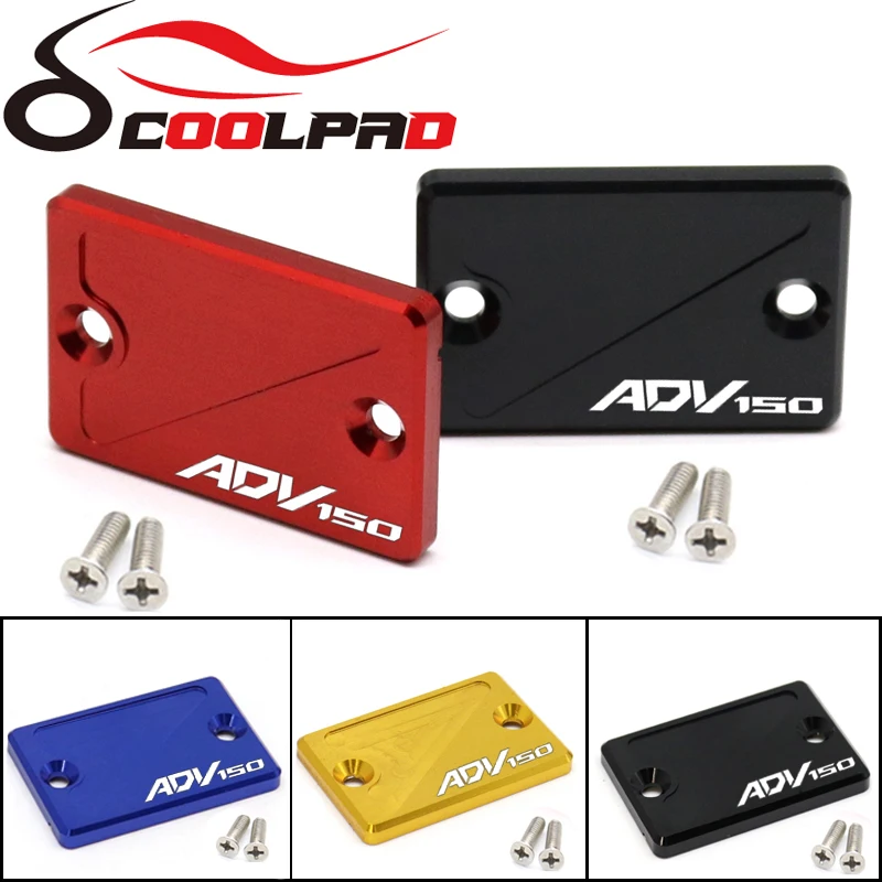 Front Rear Brake Reservoir Cover For HONDA ADV 150 2020-2022 ADV150 Motorcycle CNC Oil Fluid Cylinder Cap