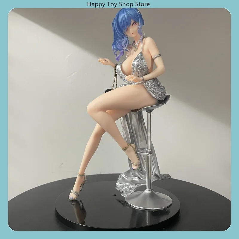  فستان سهرة من Azur Lane St. Louis Ver. 28 سنتيمتر يجلس تشكل أنيمي الشكل تمثال سطح المكتب الديكور هدية #4