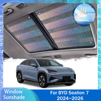 For BYD Sealion 7 2024~2026 2025 Car Sky Curtain Panoramic Skylight Sunshade Sun Shade UV Protector Parasol Accessories