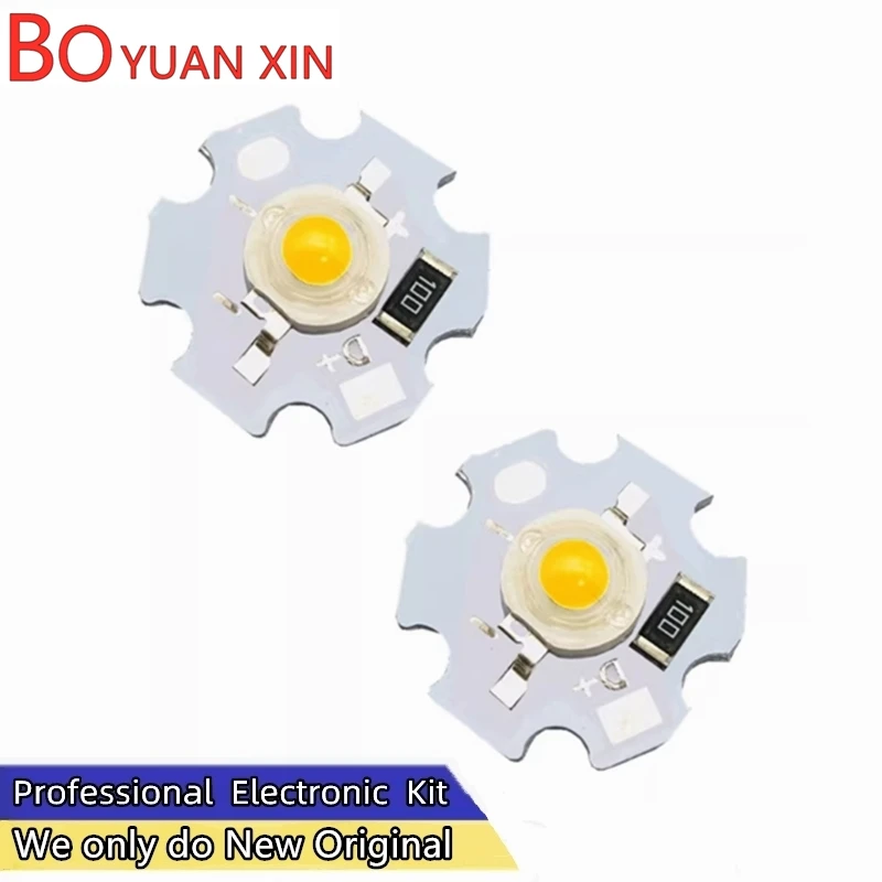 20mm substrate with resistance PCB red green blue white high-power 1W3W imitation lumens 3-5V light board USB 5V light beads LED