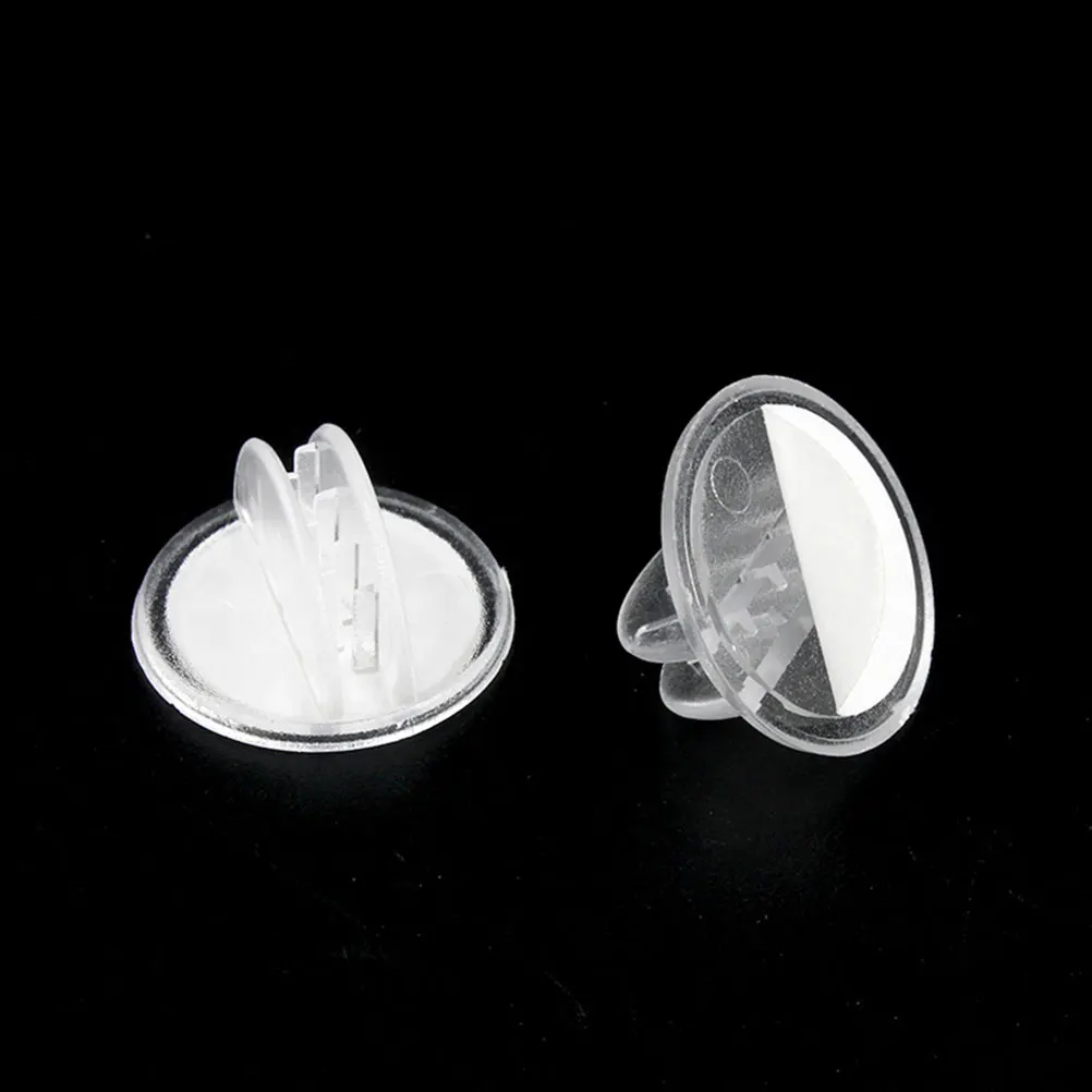 

25 Pcs Label Holder Tag Clips Plastic Price Folder Display Holders Tags Merchandise Sign Shelf Clip Signs Retail Labels Adhesive