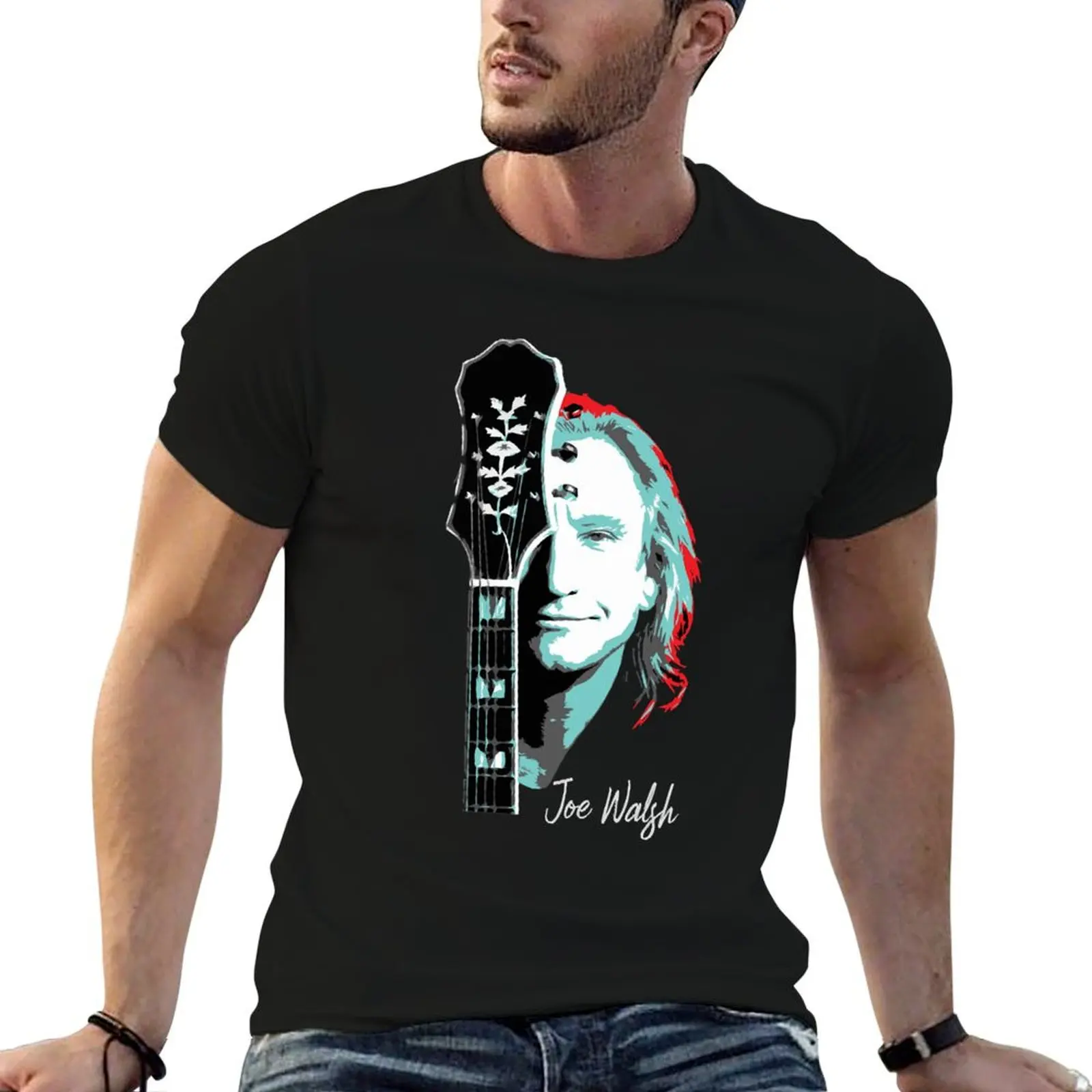 

Joe Walsh T-Shirt man t shirts high quality luxury brand anime tshirt g man t shirts for men T-Shirt