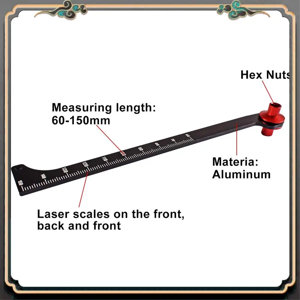 ASMA-RC Model Absorber Travel Gauge 60-150Mm Off-Road Vehicle/Truck Absorber Measuring Ruler