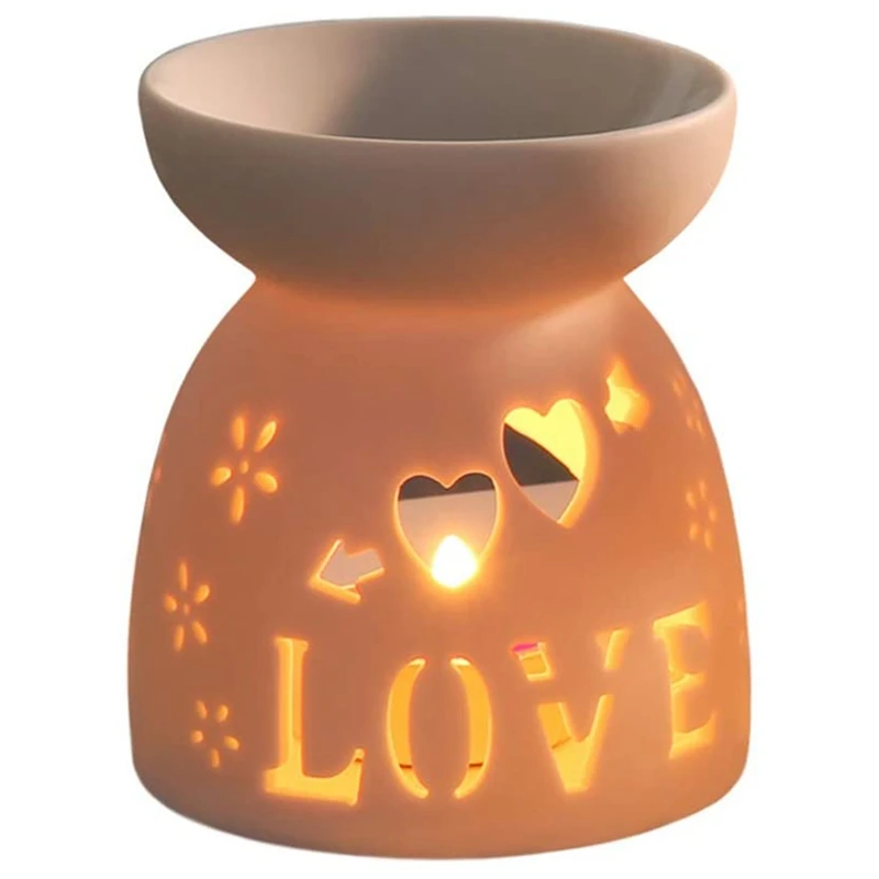 ABWZ- Diffuser Candle Burner Burning Essential Oils Diffusers Aromatic Lamp