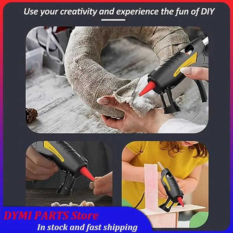 

Глобальная распродажа - машина для нанесения термоклеевого клея с 50 клеевыми палочками, перезаряжаемый, ручной инструмент для ремонта палочек