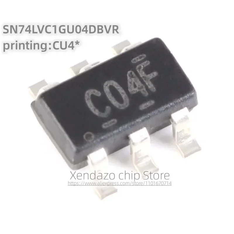 10pcs/lot SN74LVC2G04DBVR printing C04* C04F SOT-23-6 package Original genuine Dual inverter patch logic chip