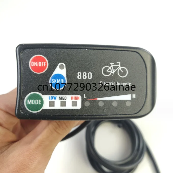 Ddp Dpd KT-LED880 Display Controller Brushless Motor Led Display for Electric Bicycle with on/off Button