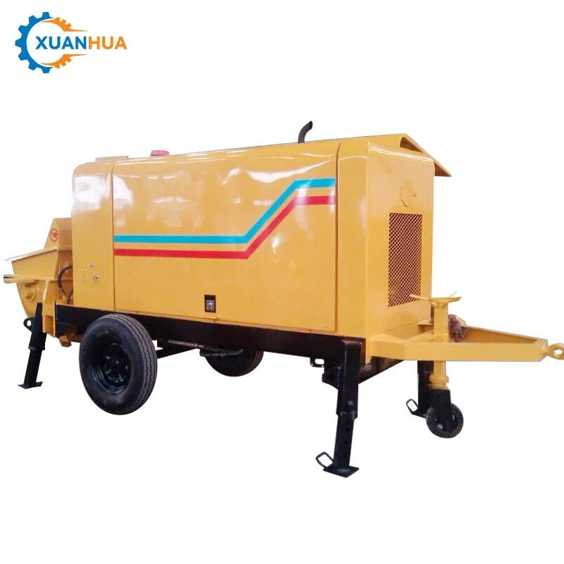 china small portable electric auto screed concrete conveying delivery pump machine for sale