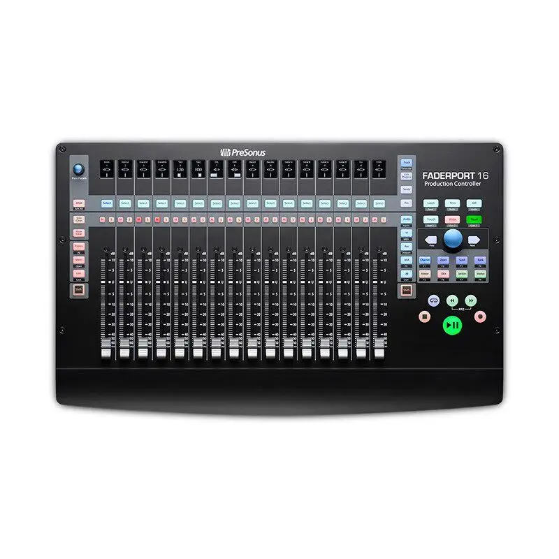 Controlador de Áudio PreSonus FaderPort 8/16, Software de Gravação DAWs, Console