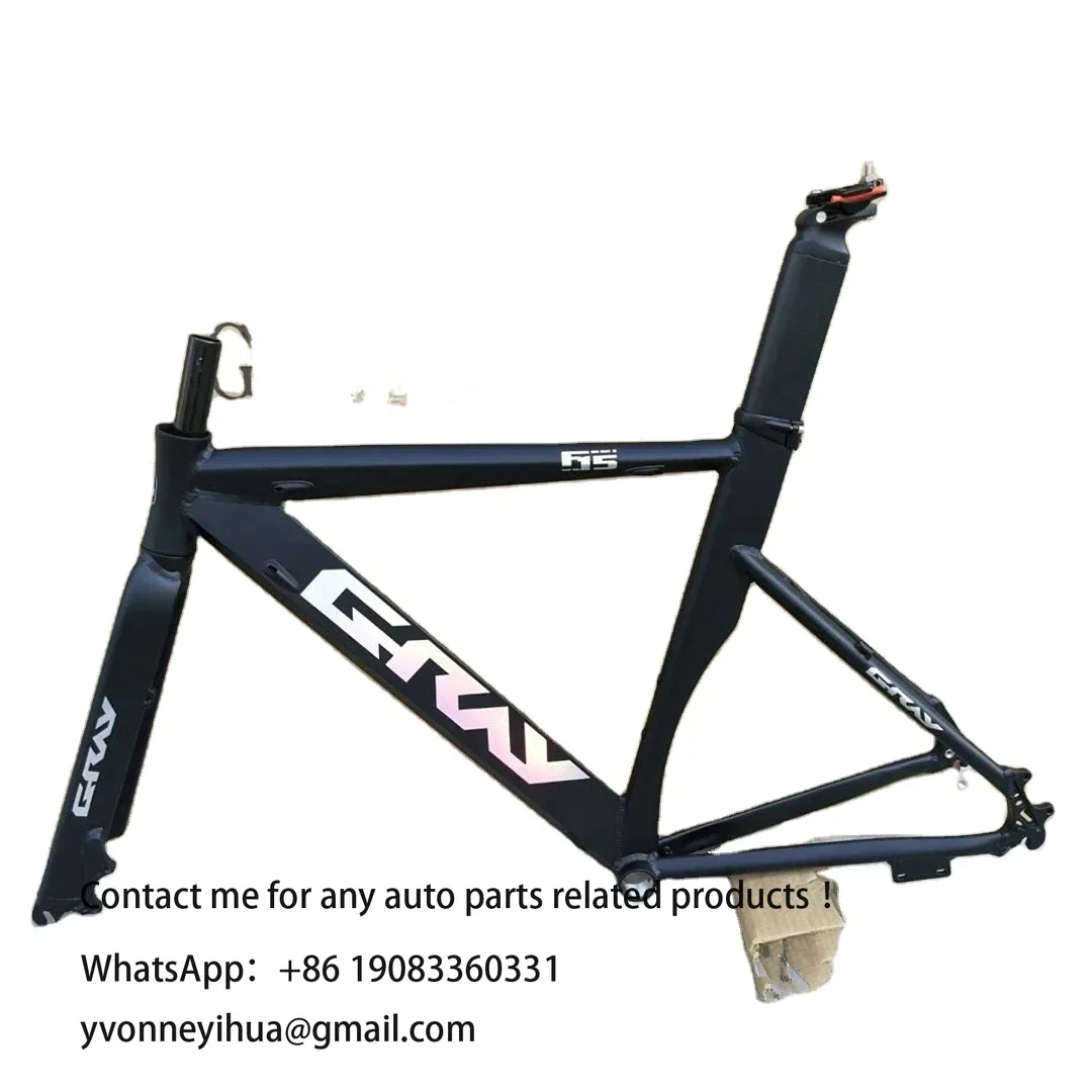 

GRAY F15 Bike Frame Broken Wind Aluminum Alloy Road Bicycle Frame Internal Cable Disc Brake Muscle Version Cycling Parts