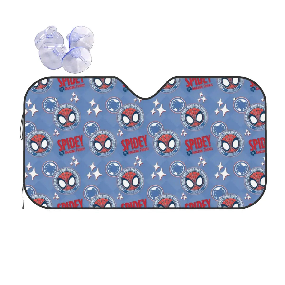 

Spider Man Polyester Windshield Sunshade 70x130cm Foils Car Window Windscreen Cover UV Protector