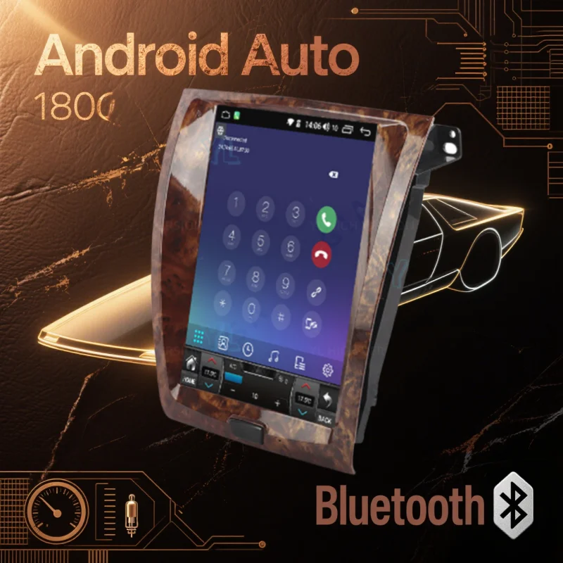 

NPL For Jaguar XK XKR 2007-2011 Android 14 Car Stereo Car Radio Touch Screen Vertical Radio Player Car GPS Navigation Head Unit