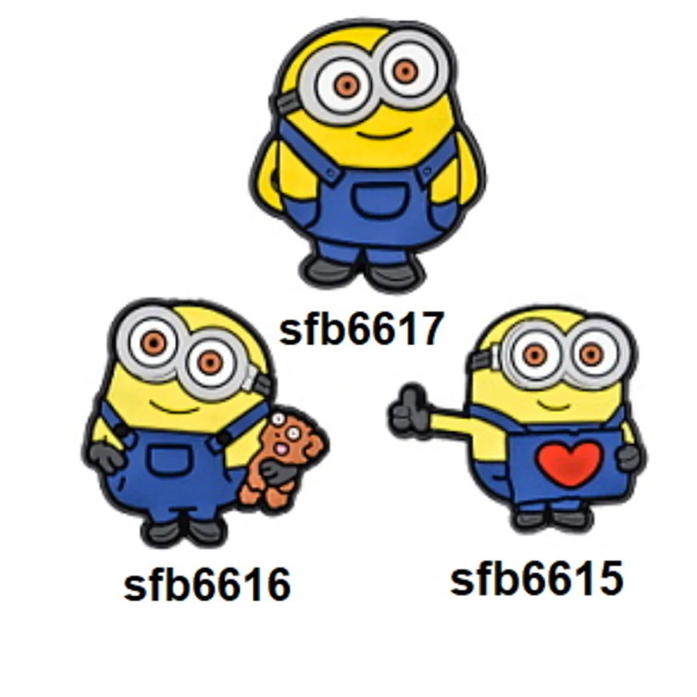 Cartoon Minions focal Silicone beads Teether Jewelry Beads Food Grade For pen Pacifier Chain