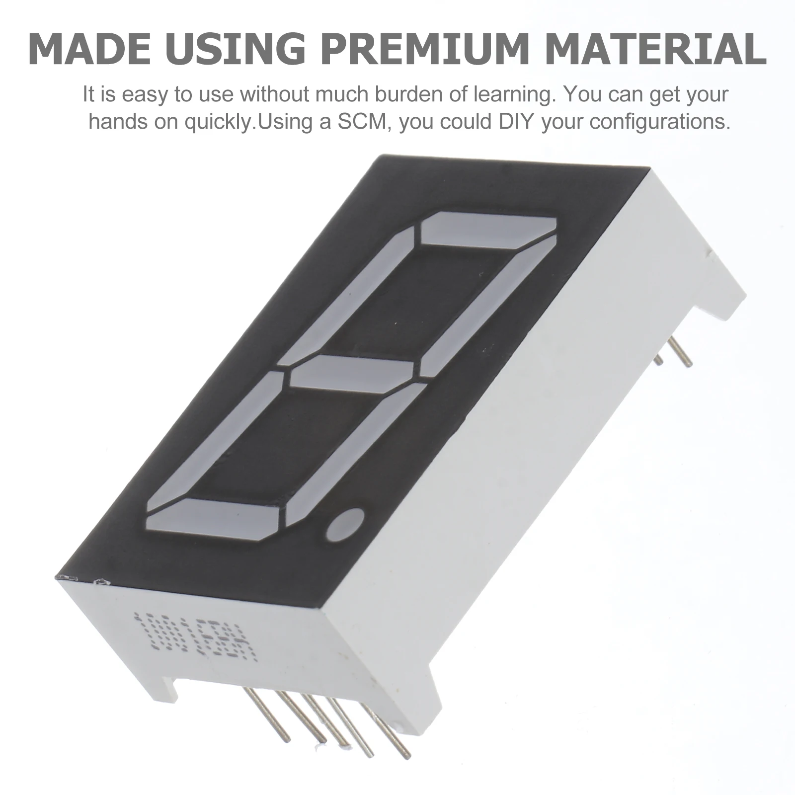 

1set Light-controlled LED Electronic Clock SCM DIY Digital Single Chip Microcomputer Premium Material Clock