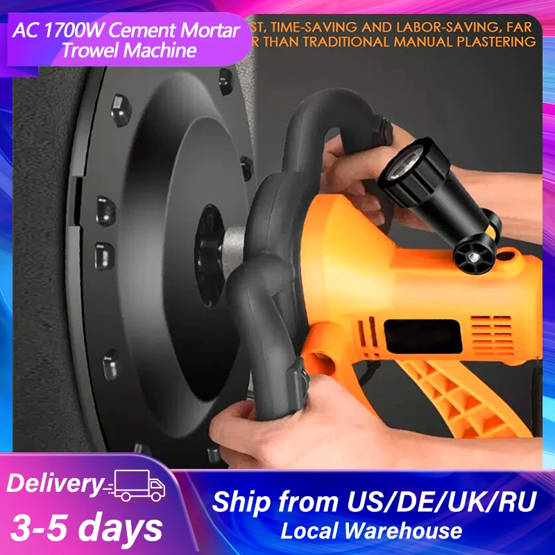 Máquina Elétrica de Almofariz de Cimento Concreto Trowel ac 110v240v Misturador Automático Parede de Rebocamento Suavização Máquina de Polimento Eua ue Reino Unido