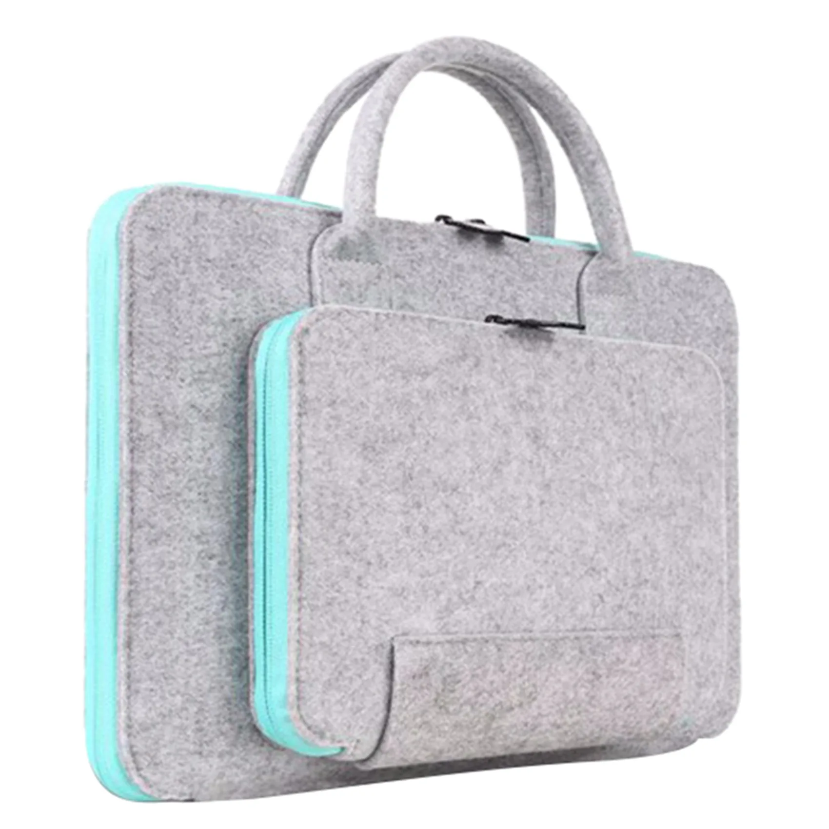Ingenious-2X New Felt Universal Laptop Bag Notebook Case Briefcase Handlebag Pouch For Air Pro Retina Men Women 11Inch