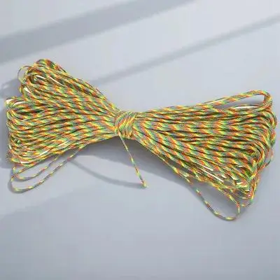 Cuerda de paracaídas de 30 metros, cuerda de supervivencia Paracord, trenza de nailon resistente a los rayos UV fuerte para acampar, senderismo, caza, pesca al aire libre