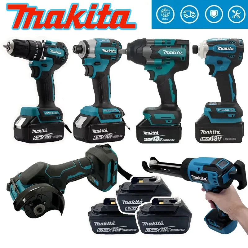 

Ударный шуруповерт Makita, аккумуляторная отвертка, электрическая сабельная пила, различные модели портативных беспроводных электроинструментов