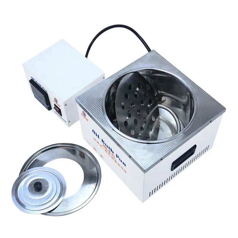 Laboratory digital display constant temperature single hole oil bath pot can be timed