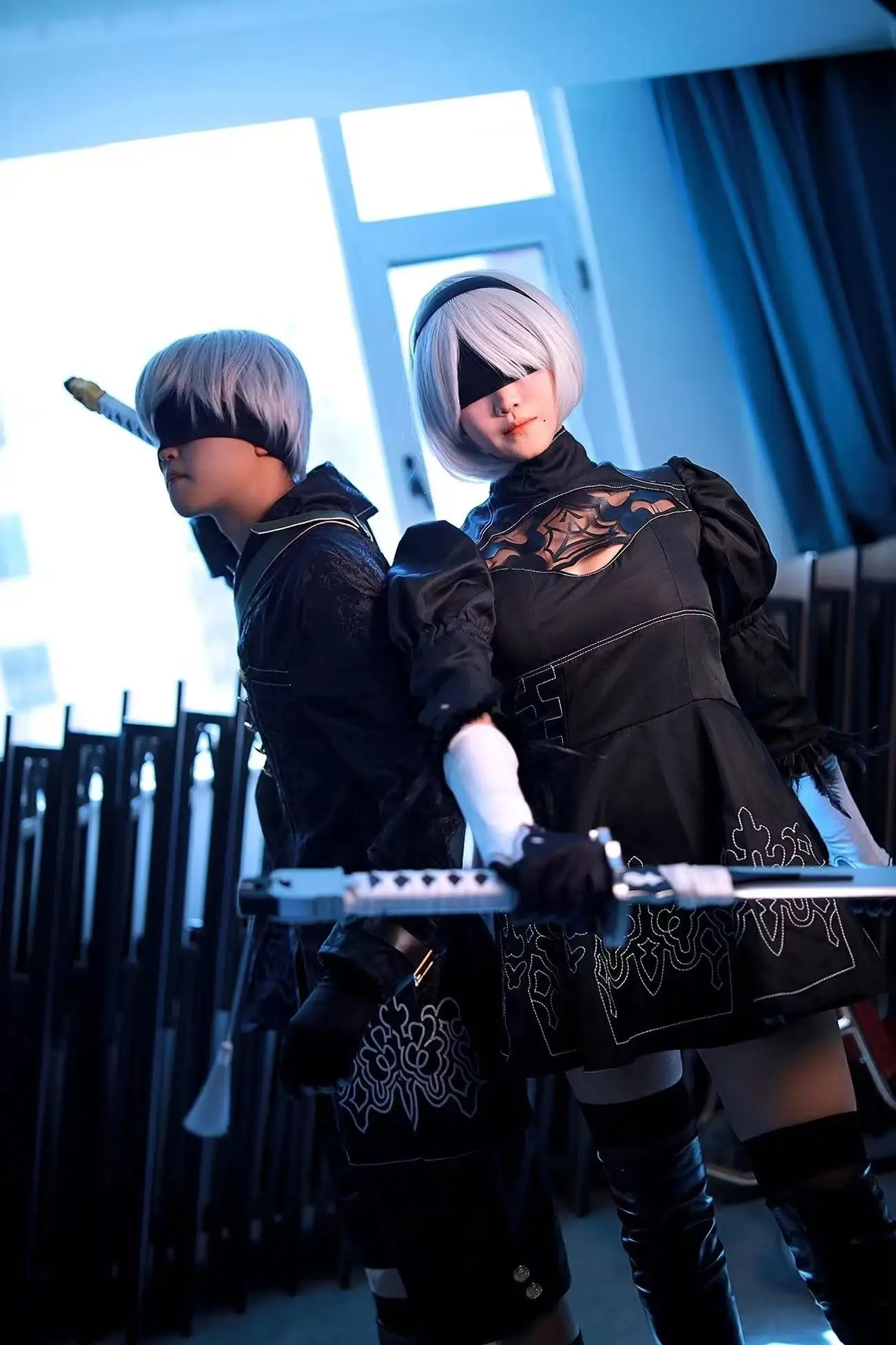 

Andriod Character Cosplay Set No.2 Type B Dress & No.9 Type S Outfit Anime Stage Wear