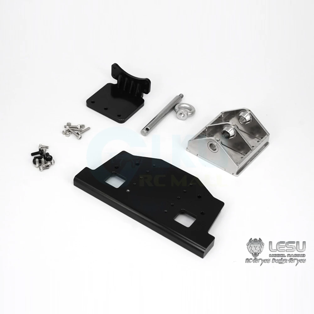 

LESU Metal Front Bumper with Coupler Winch Set G-6191 for Tamiya TGS 1/14 RC Truck Model Toy Upgrade Simulation Decoration Parts