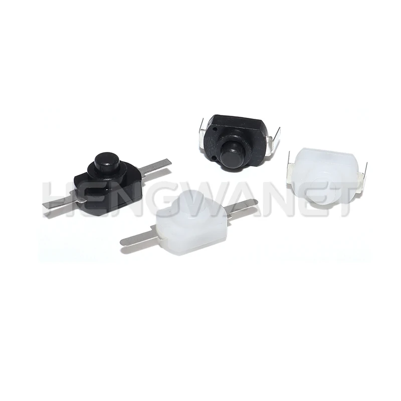 10PCS 12*8MM DC 30V 1A On Off Mini Push Button Switch for Electric Torch 1208YD Self Locking