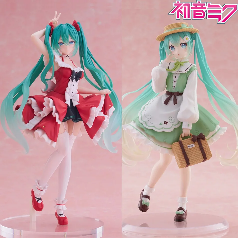 

2 Kinds Anime Fgure Virtual Singer Hatsune Miku Manga Statue Pvc Action Figure 18cm Fashion Country/Fashion Lolita Birthday Gift