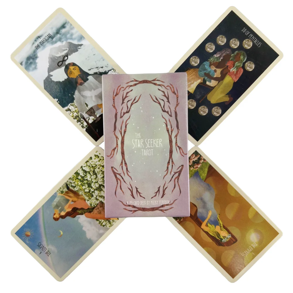 The Star Seeker Tarot Cards Game Fortune-telling Oracle Divination Visions Edition Creativity Messages Board Deck